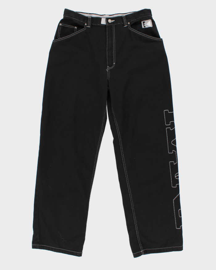 トップス karl kani-jeans 90s Vintage 90s/00s Karl Kani Black Jeans - W35 L33 – Rokit
