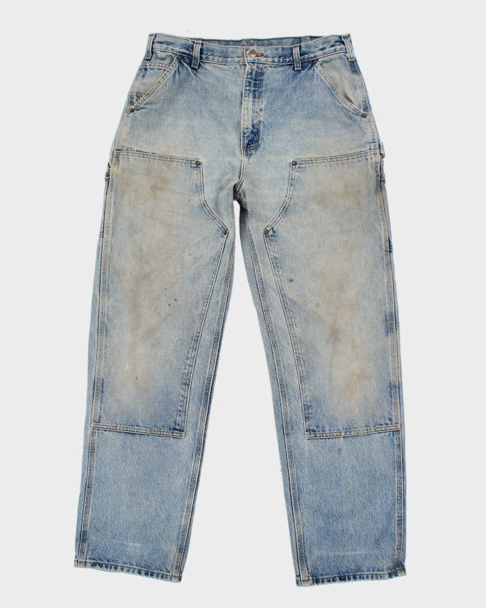 Vintage 00s Carhartt Thrashed Double Knee Workwear Jeans - W36 L34 