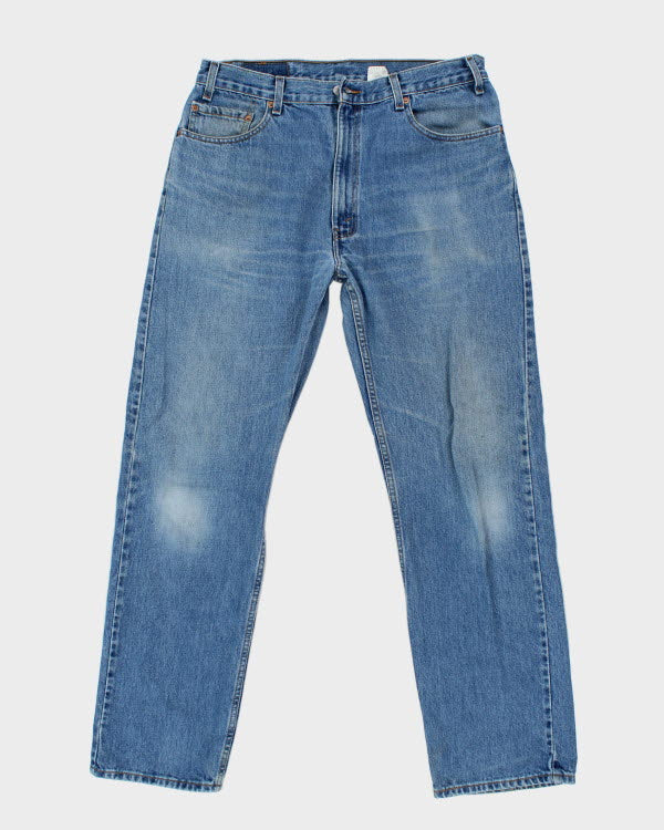Vintage Levi's 505 Relaxed Fit Medium Wash Jeans - W34 L30 – Rokit