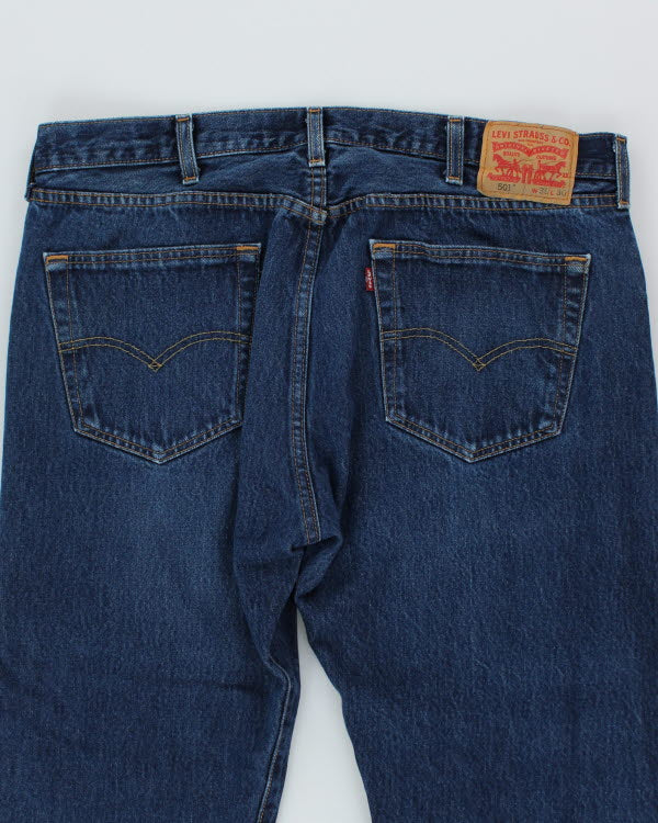 Vintage Levi's 501 Dark Medium Wash Denim Jeans - W36 L29