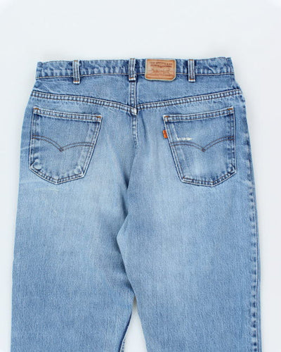 Vintage 1980's Levi's Orange Tab Wide Leg Denim Jeans - W33 L32