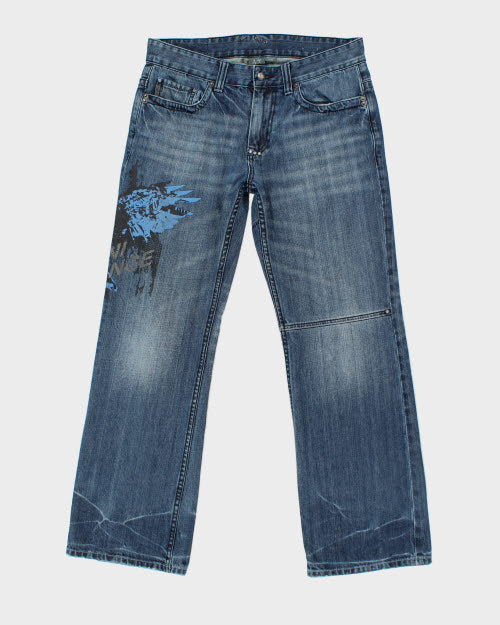 Vintage 2000's Armani Exchange Medium Wash Jeans - W32 L29 – Rokit