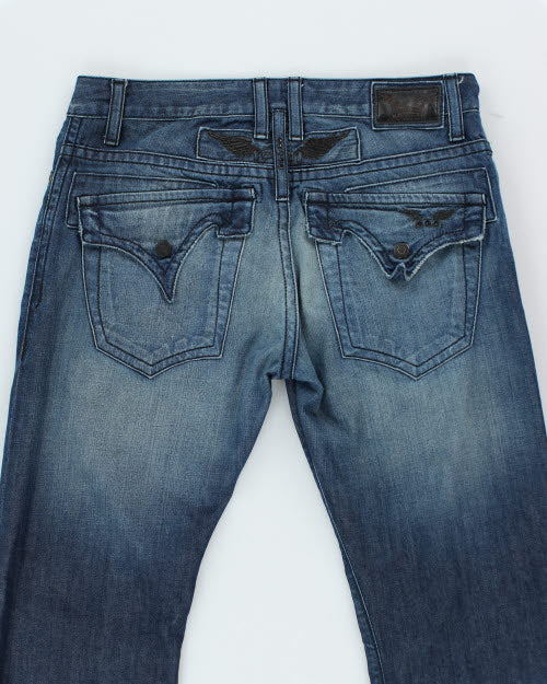 Vintage 2000's Robin's Jean Dark Wash Straight Leg Jean - W33 L30