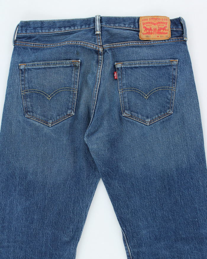 Vintage 90's Levi's 501 Dark Wash Jeans - W32 L30