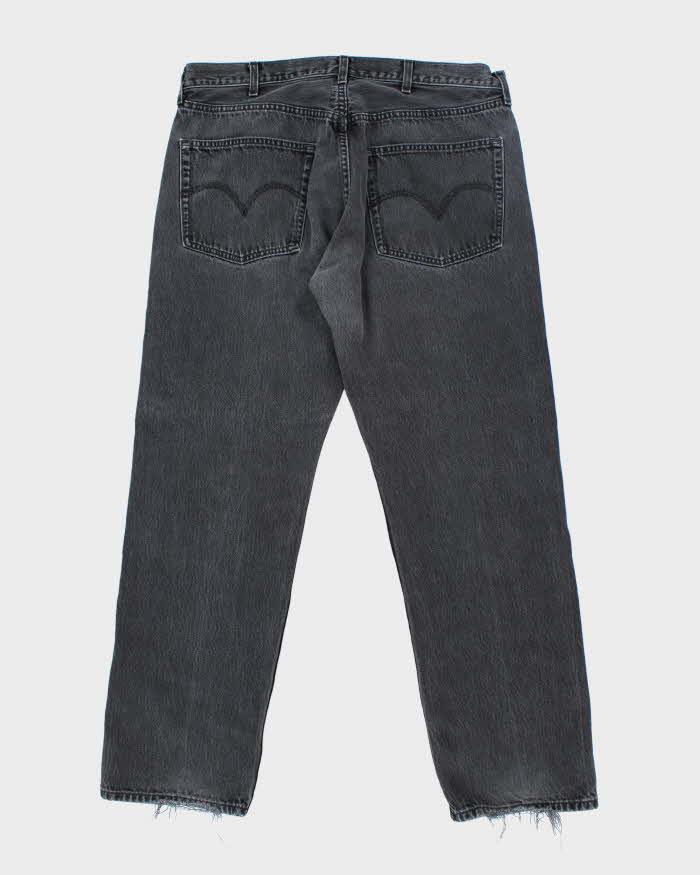 Vintage Levi's 501 Grey Stone Wash Denim Jeans - W34 L29