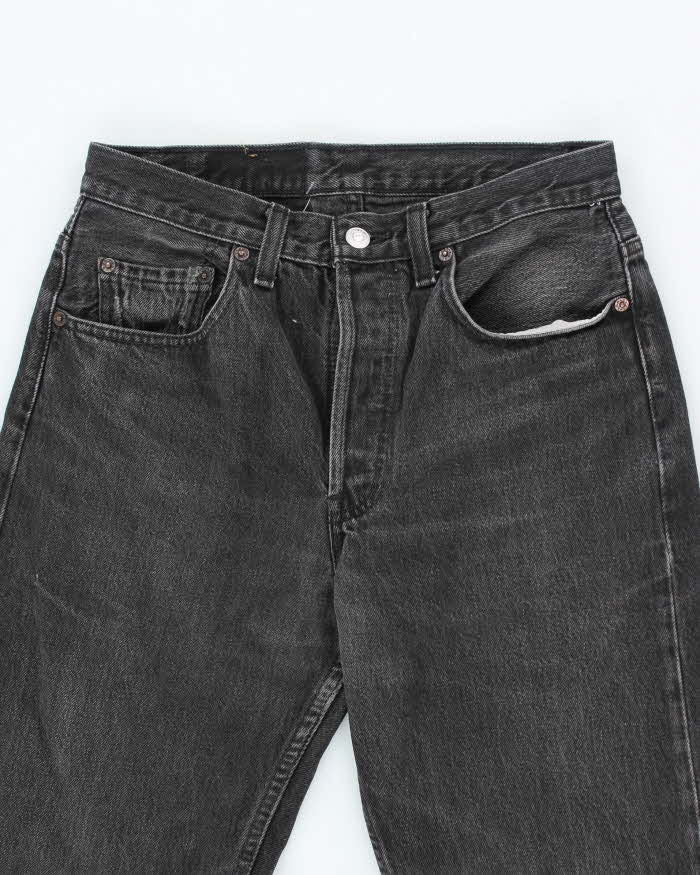 Vintage Levi's 501 Grey Stone Wash Denim Jeans - W28 L28