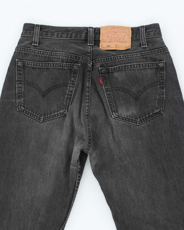 Vintage Levi's 501 Grey Stone Wash Denim Jeans - W28 L28