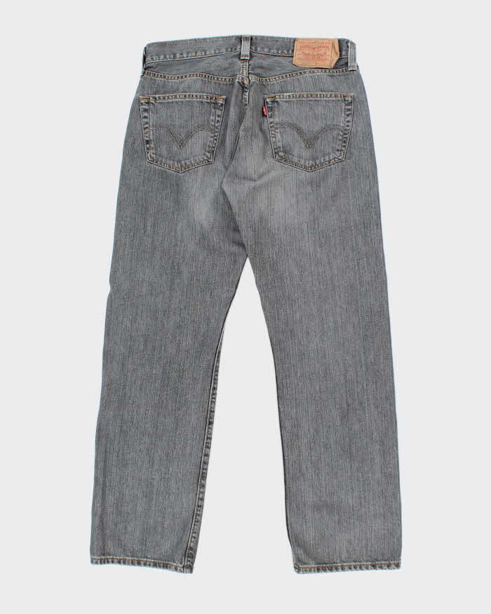 Vintage Levi's 501 Grey Stone Wash Denim Jeans - W32 L28