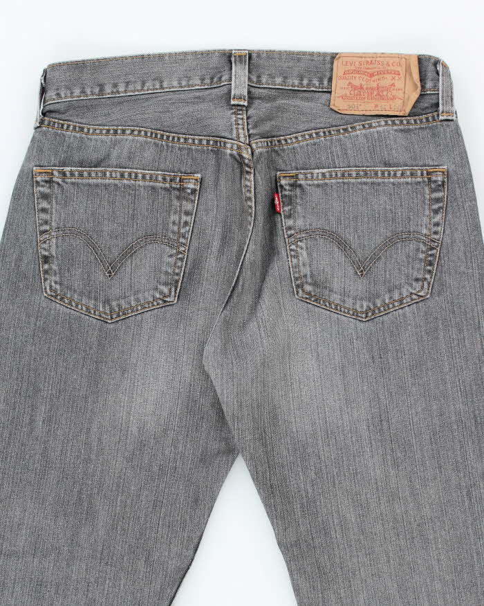 Vintage Levi's 501 Grey Stone Wash Denim Jeans - W32 L28