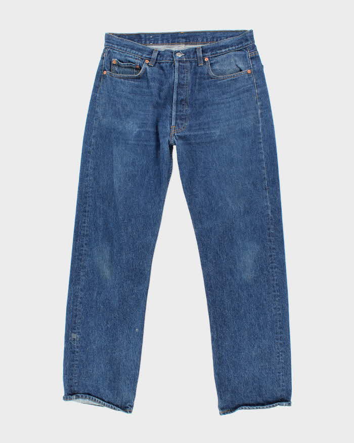 LEVI’S 501 ビンテージ w31 L34 Vintage Levi's 501 XX Dark Wash Jeans - W34 L31 – Rokit