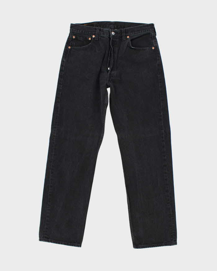Vintage 90s Levi's 501 Black Jeans - W32 L32 – Rokit