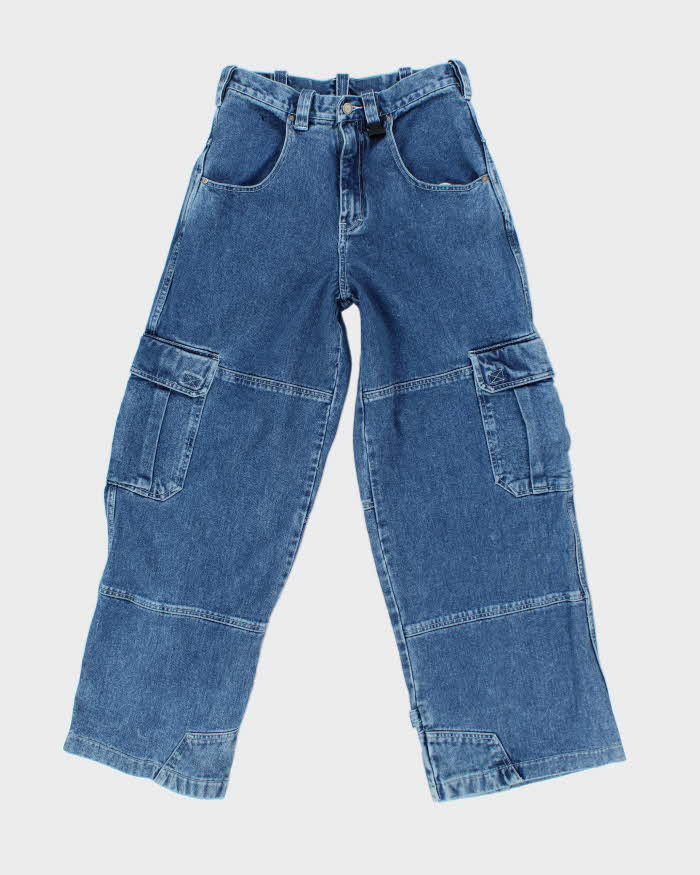 Vintage Y2K Xtreme Ultra Wide Leg Cargo Jeans - W28 L30 – Rokit