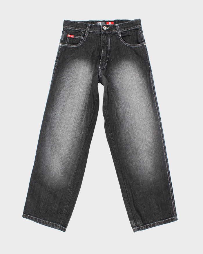 s*b様 SOUTHPOLE グレーデニム　グレータブ W38 90sタブ　Tシ Vintage Y2K Southpole Grey Stone Wash Baggy Fit Jeans - W30 L30