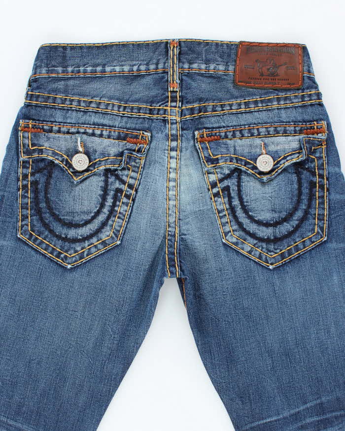 Vintage Y2K True Religion Dark Wash Straight Leg Jeans - W32 L28