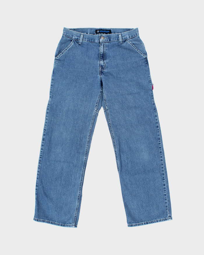 Vintage 2000 Y2K Levi's L2 Mid Rise Baggy Fit Wide Leg Denim