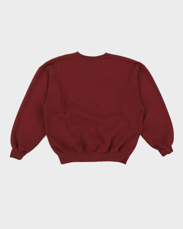Vintage Burgundy Montana Sweatshirt - L