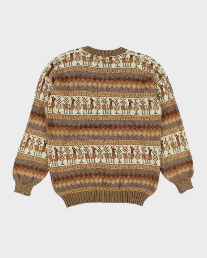 Vintage Artesanias Inakar Alpaca Jumper - L