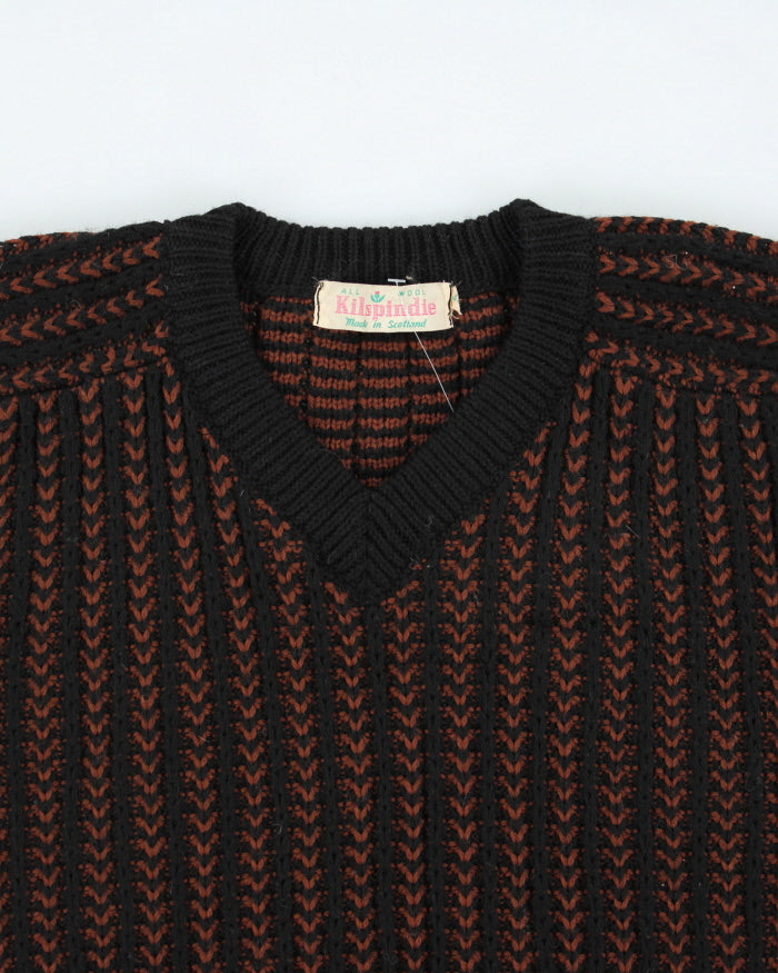 Vintage Kilspindle Heavyweight Wool Knit Jumper - L