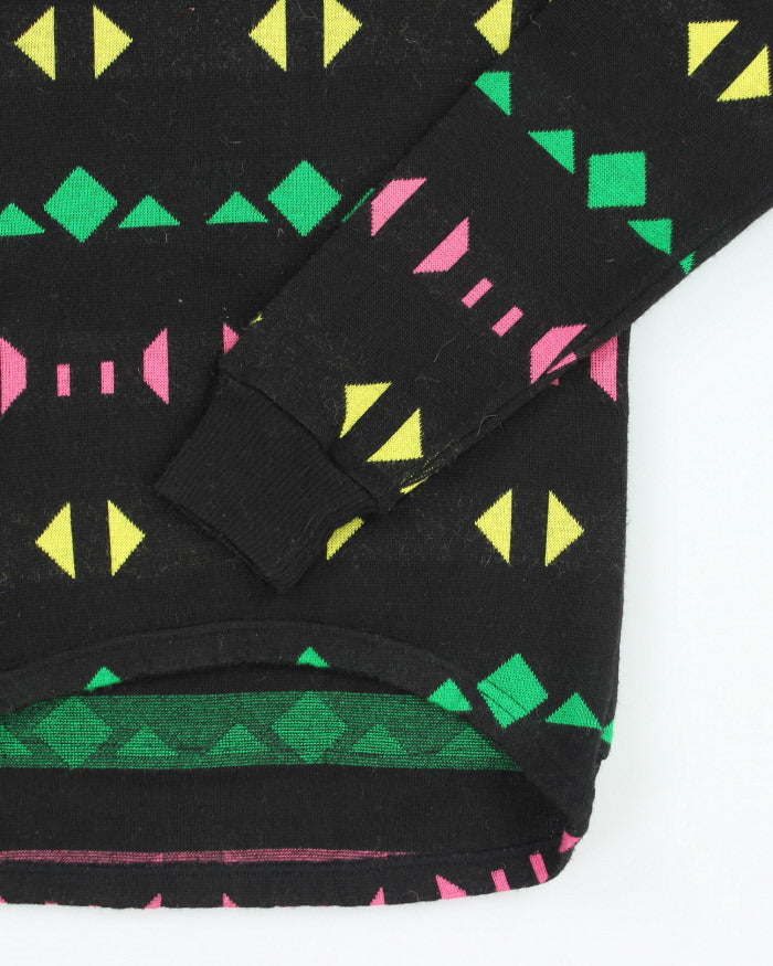 Vintage Santini Quarter-zip Wool Blend - M