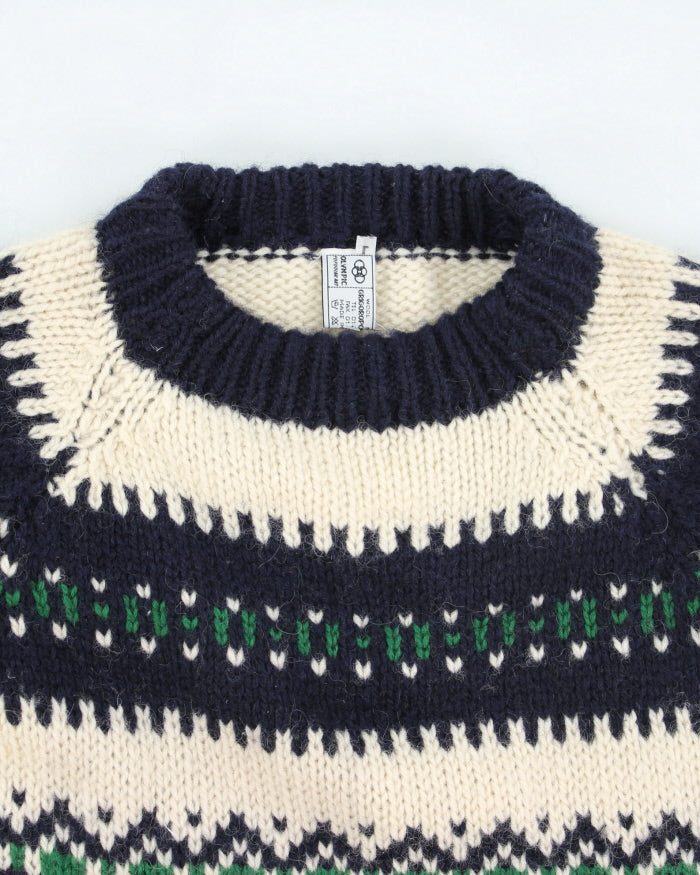 Vintage Grigoropoulous Brothers Olympic Knit Jumper - L