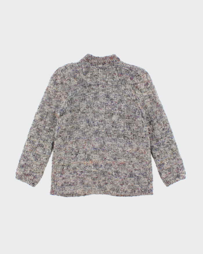 Vintage 70s Nordstrom Wool Zip-up Jumper - S