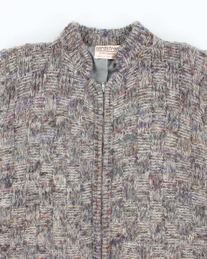 Vintage 70s Nordstrom Wool Zip-up Jumper - S