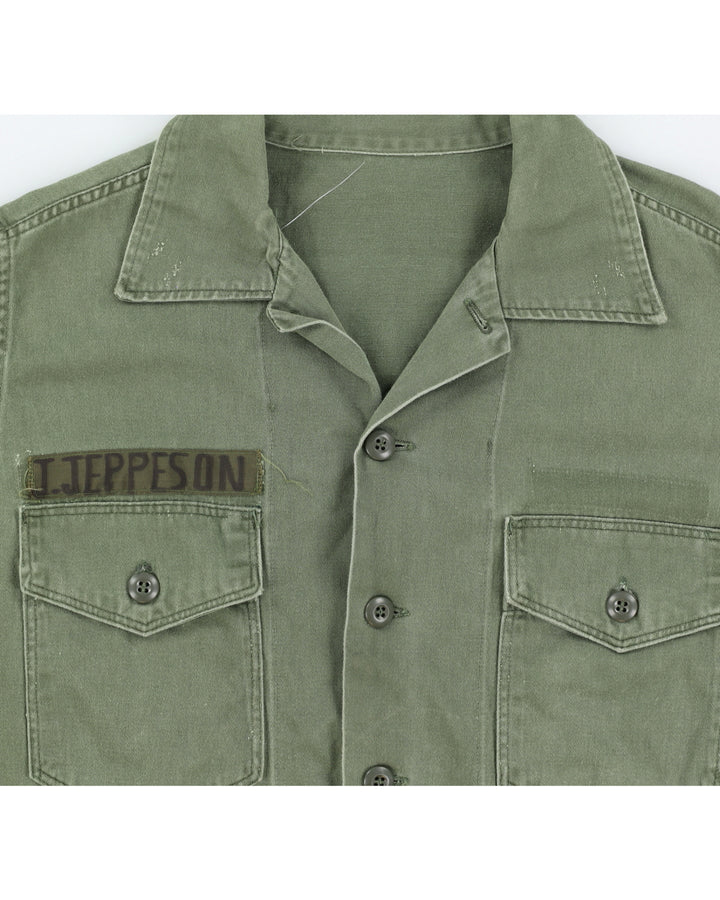 60s Vintage US Army OG-107 Shirt - XL