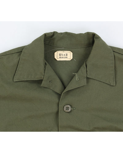 70s Vintage US Army OG-507 Shirt - M
