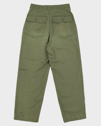 70s US Army OG-507 Trousers - 28x29