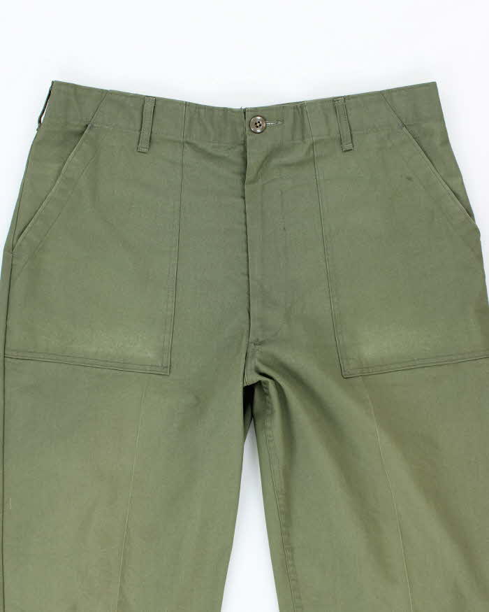 70s Vintage US Army Dura-Press Utility Trousers - 36x30