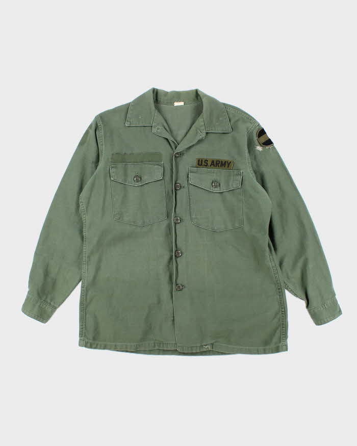 60s Vintage US Army OG-107 Utility Shirt - X-Large – Rokit