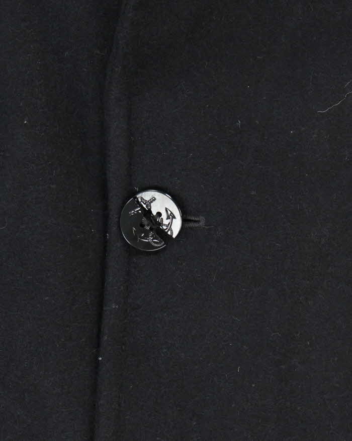 60s Vintage US Navy Pea Coat - Large