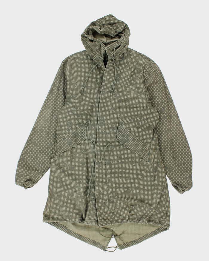 80s Vintage US army Desert Night Camo Parka - Large