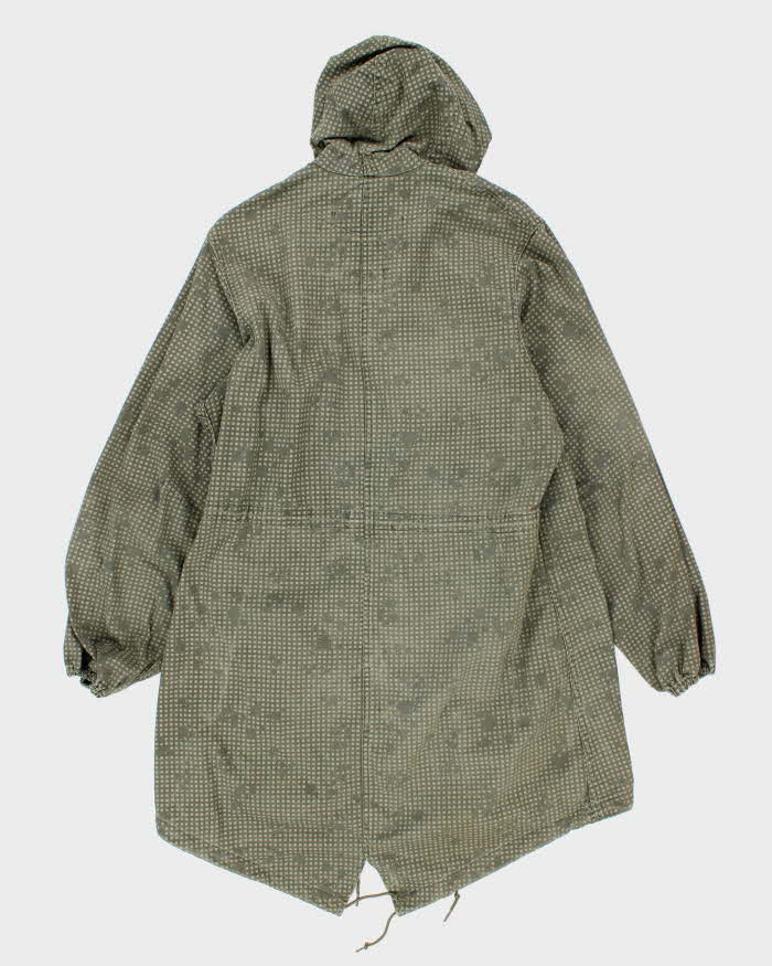 80s Vintage US army Desert Night Camo Parka - Large