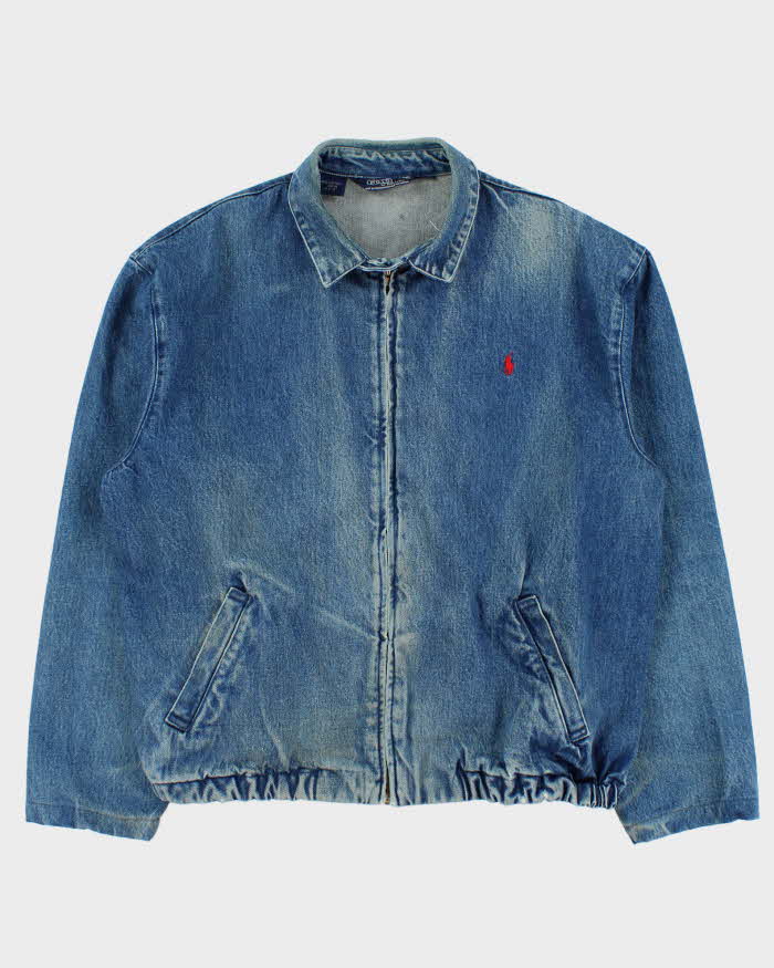 Vintage 1980s Polo Ralph Lauren Made In Canada Medium Wash Denim