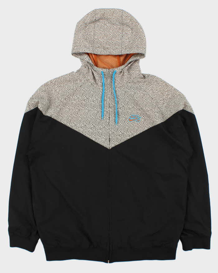 Vintage Y2K 00s Nike SB Patterned Soft Shell Windrunner Jacket - L