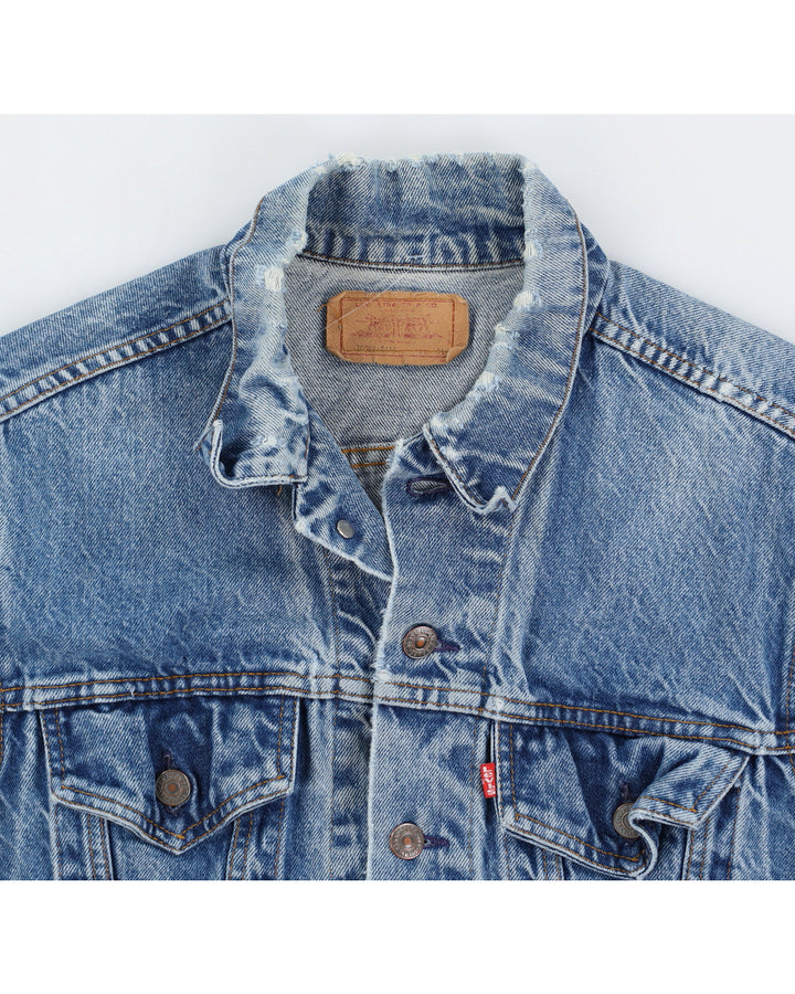 Vintage 70s Levi's Medium Wash Denim Trucker Jacket - S