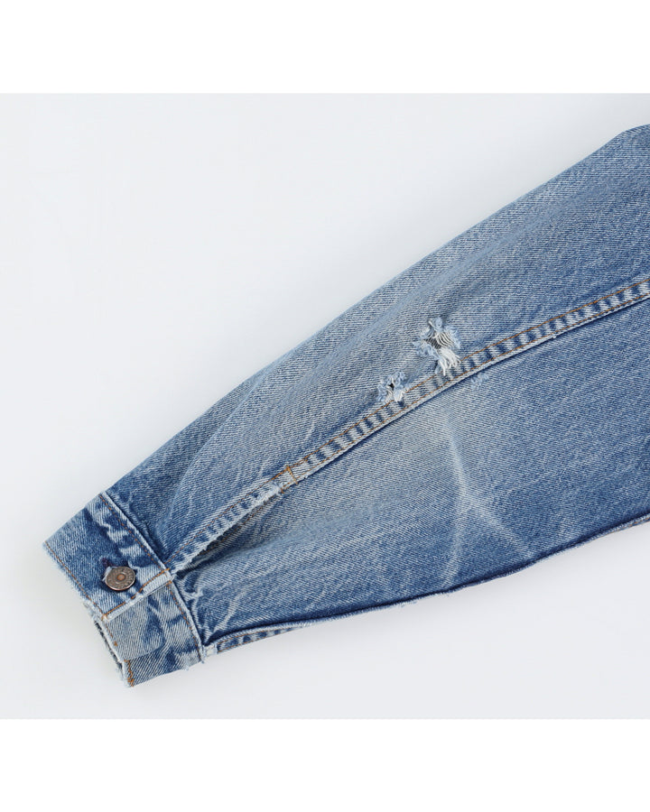 Vintage 70s Levi's Medium Wash Denim Trucker Jacket - S