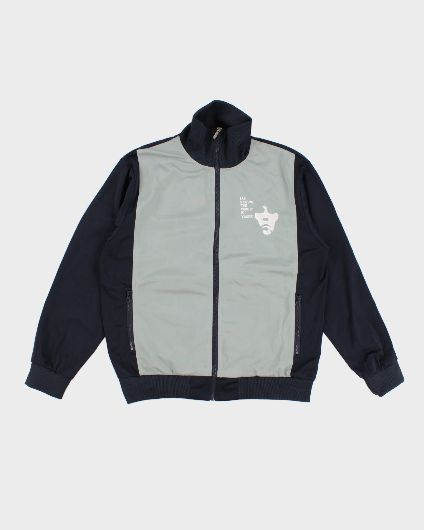 Vintage Ian Brown Merch Trackie ZipUp Rokit