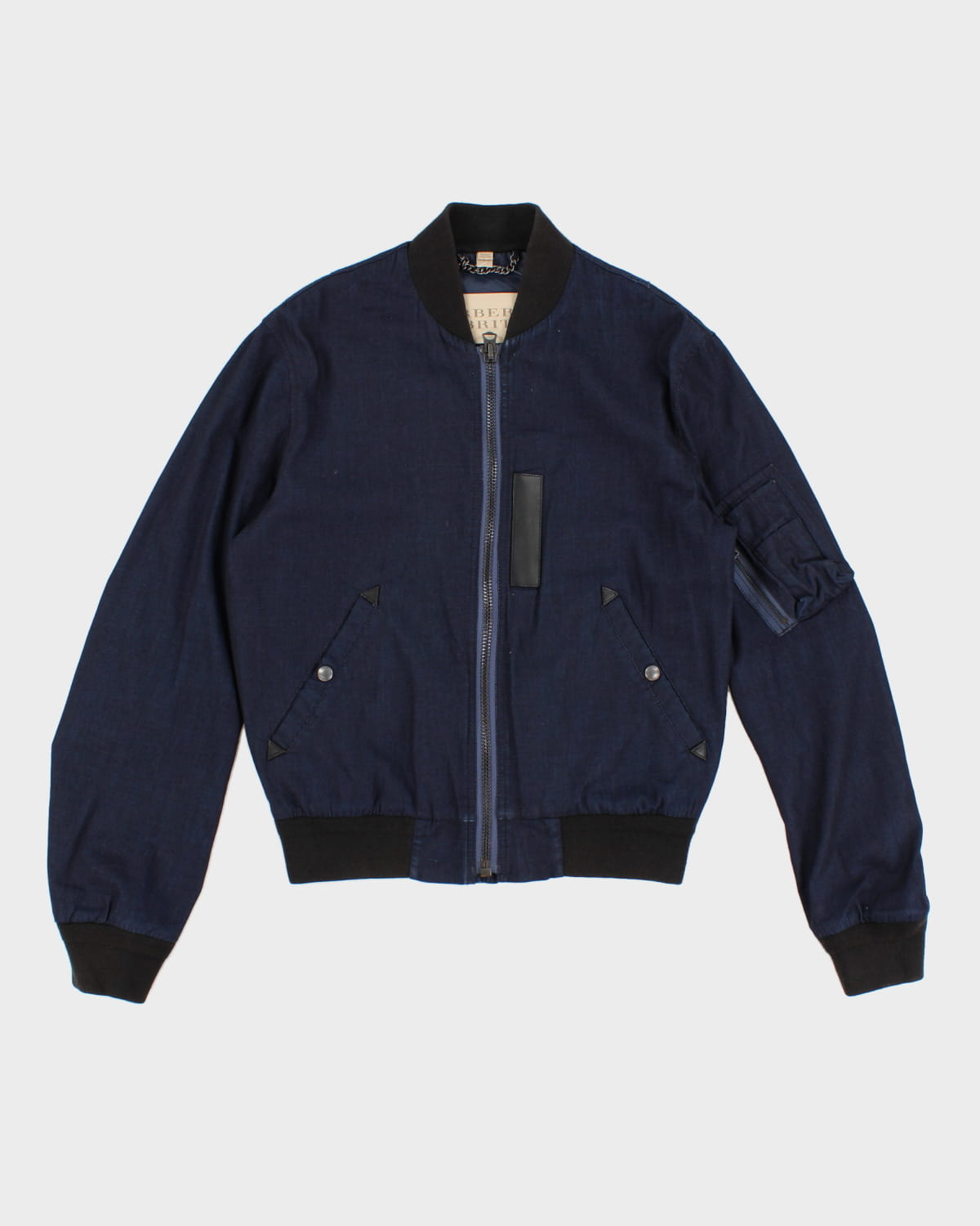 Burberry Brit Navy Bomber Jacket S - Main Image
