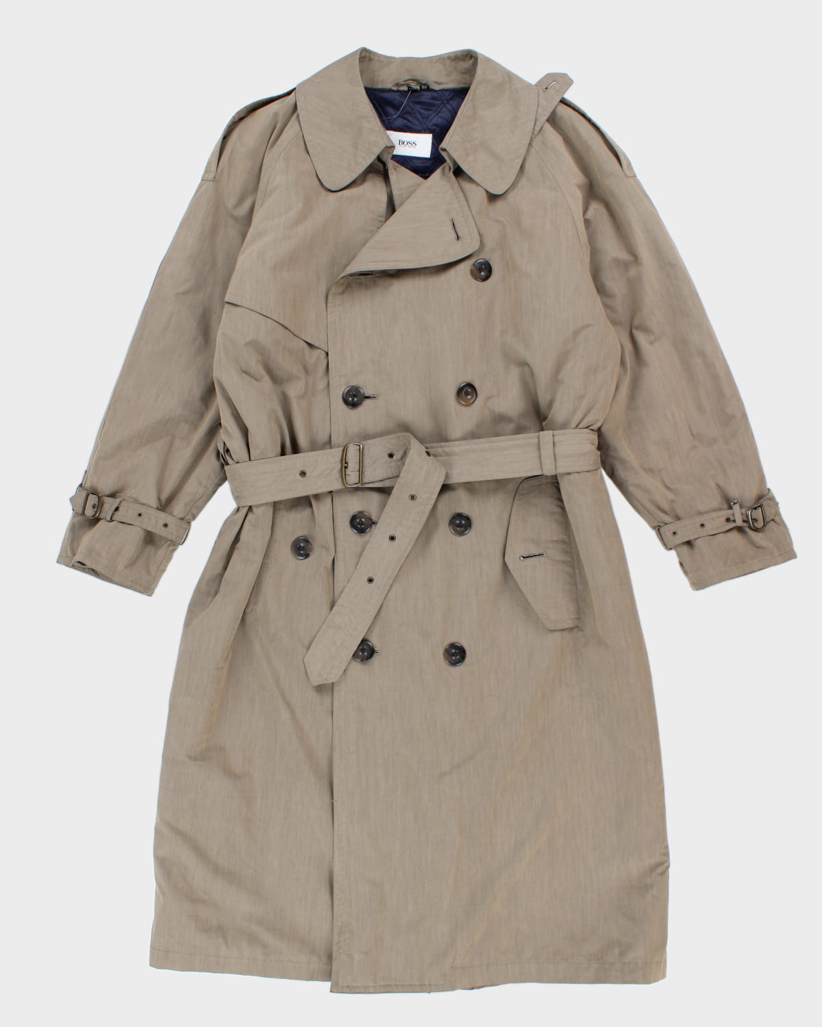 Vintage Hugo Boss Heavy Rain Coat L