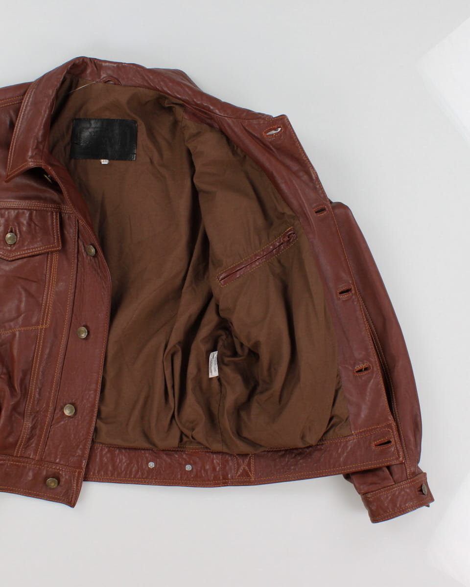Vintage 90's Valentino Leather Jacket - L