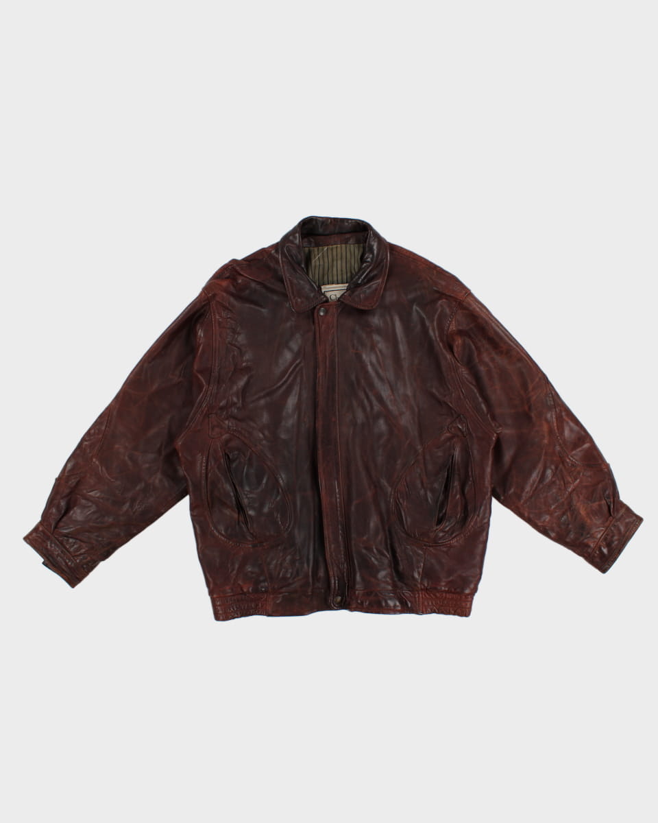 Vintage 1987 Christian Dior Leather Jacket - XL – Rokit