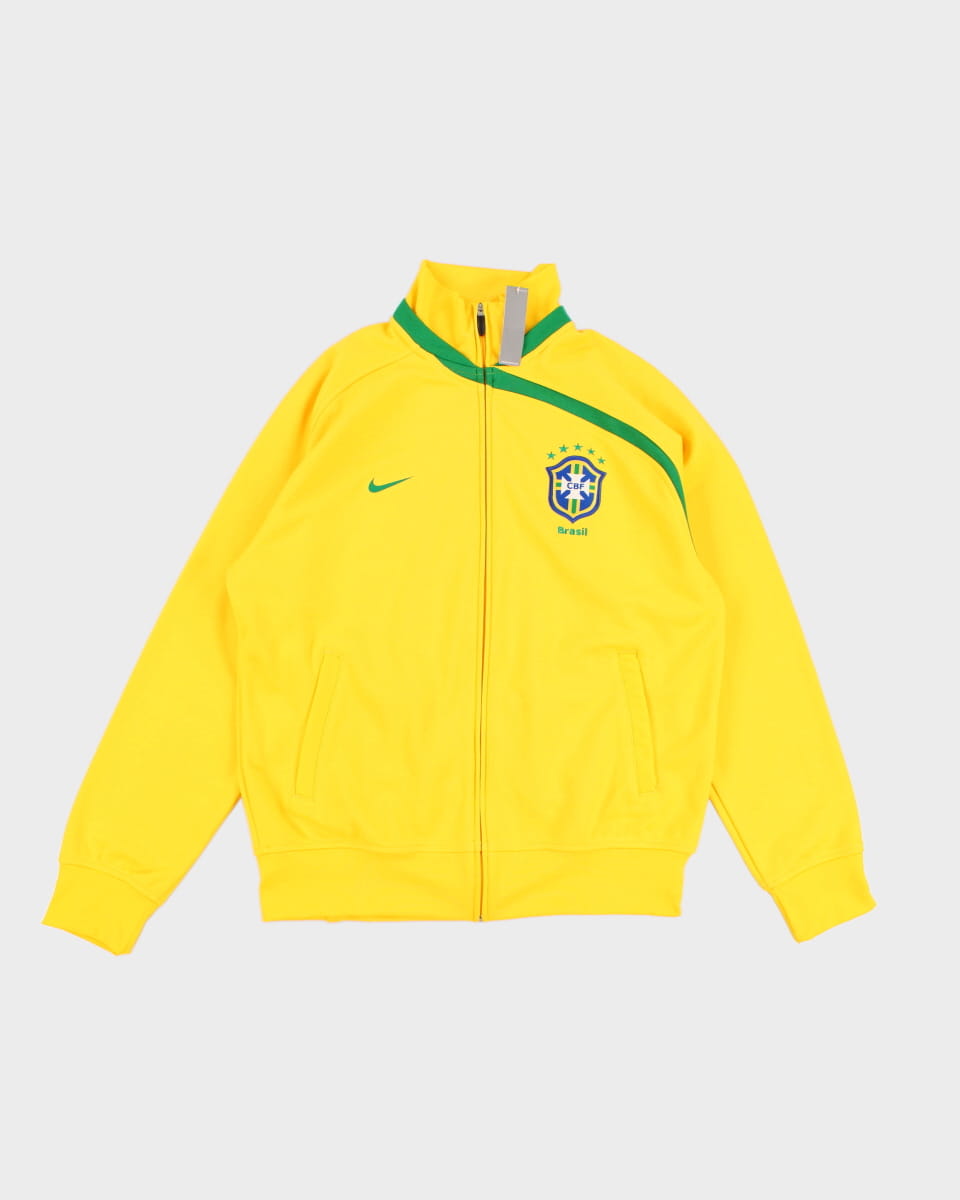 Nike x Brasil Football Yellow Track Jacket - XL – Rokit