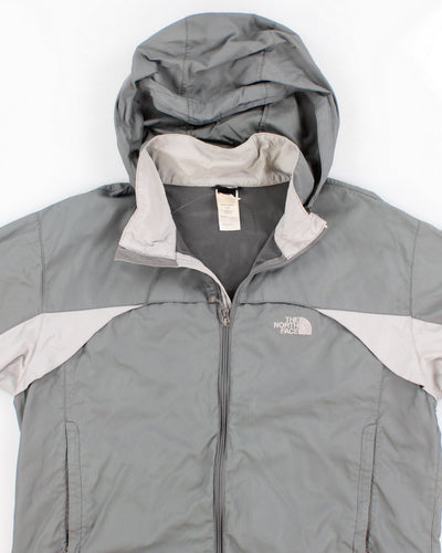 Mens Grey The North Face Hooded Jacket - L