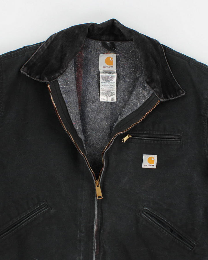Vintage Carhartt Fleece Lined Work Wear Jacket - XL