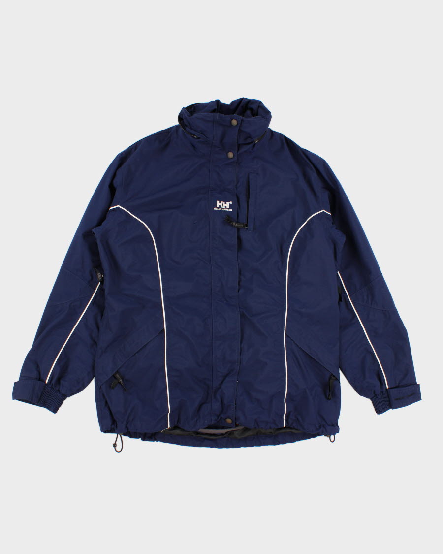Vintage Men s Blue Helly Hansen winter sports jacket L