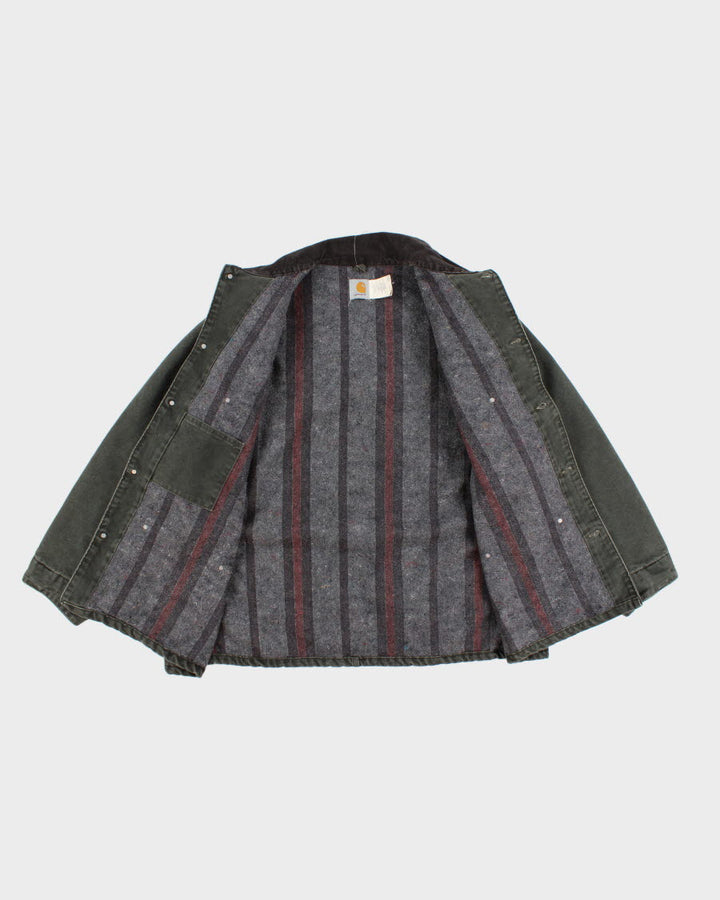 Vintage Carhartt Fleece Lined Thick Work Wear Jacket - XXL