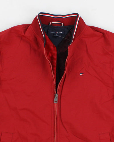 00s Tommy Hilfiger Red Water Resistant Bomber Jacket - M