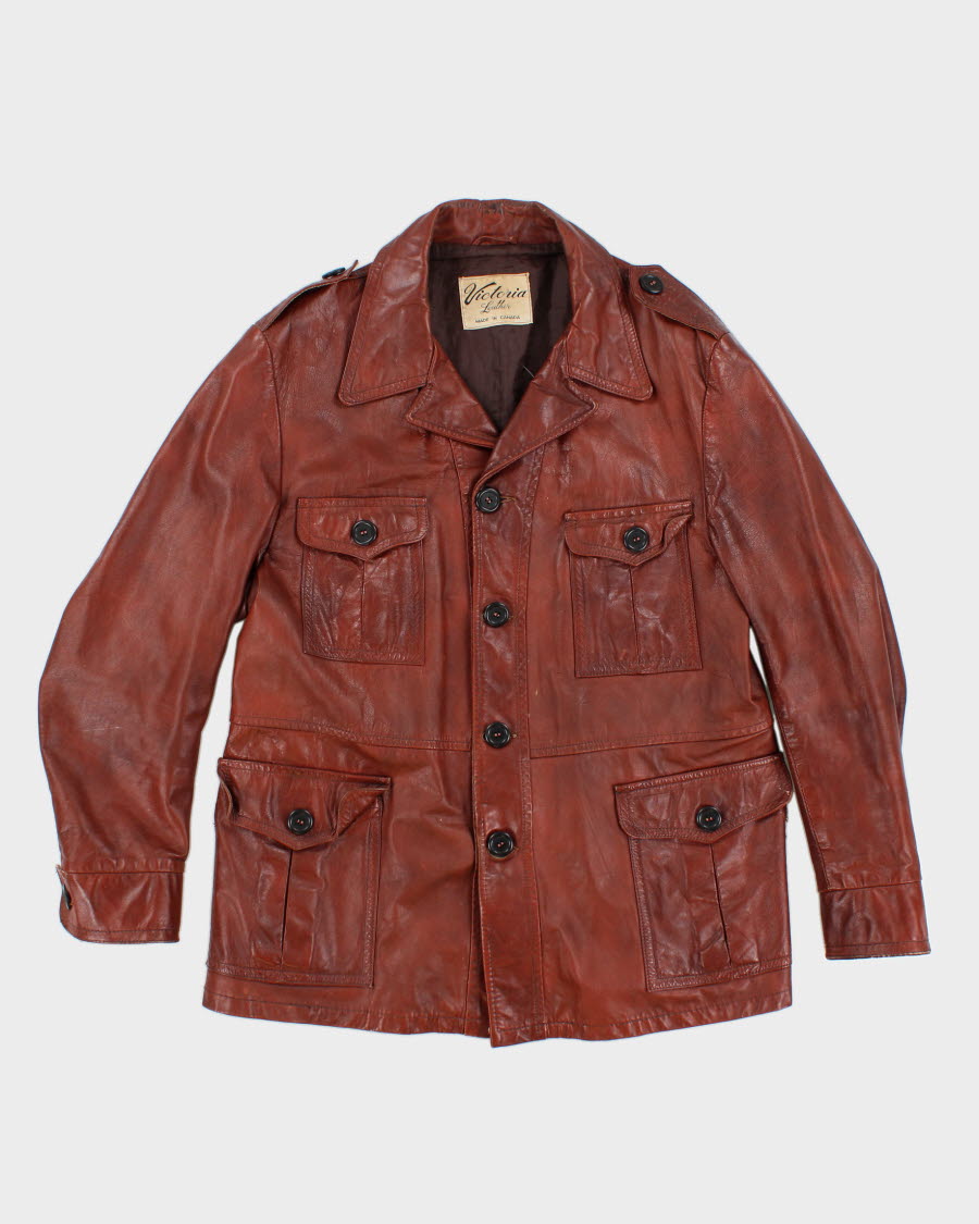 Old discount leather coat